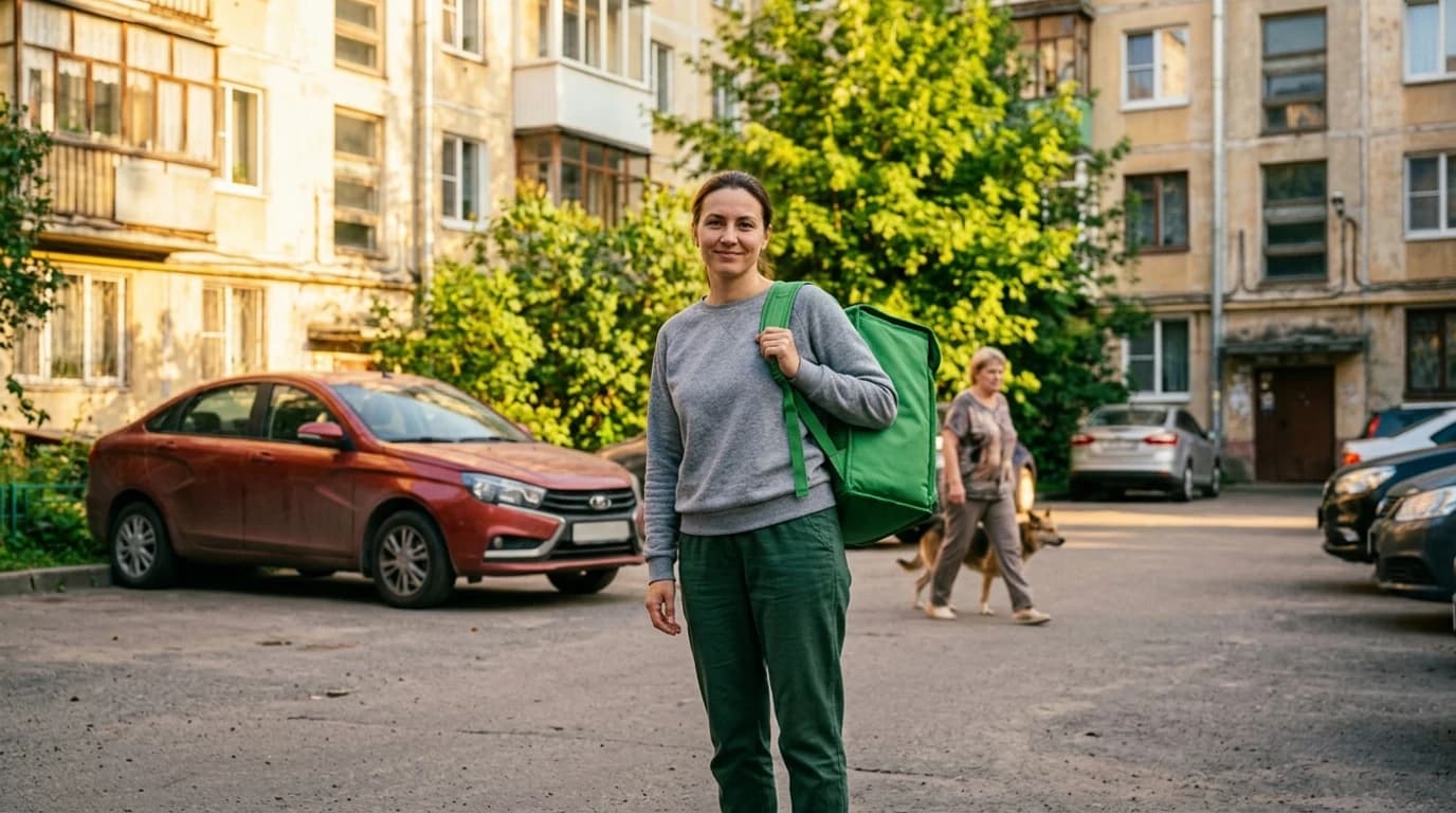 Подработка курьером в выходные — реальные цифры офисного сотрудника