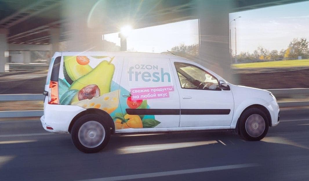 Работа курьером Ozon Fresh на личном авто